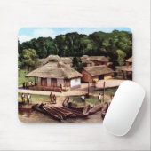 Tapis De Souris Village du Congo (Avec souris)