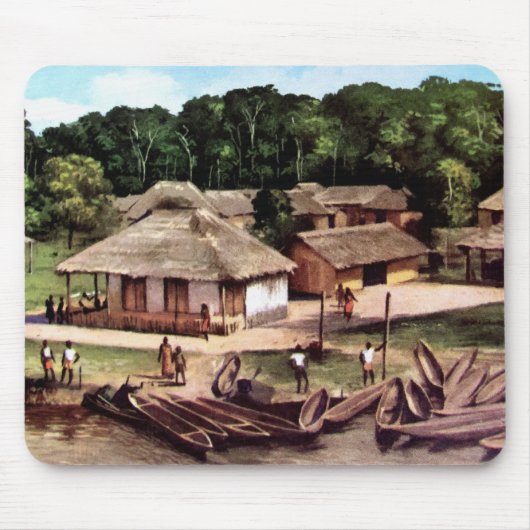 Tapis De Souris Village du Congo (Devant)