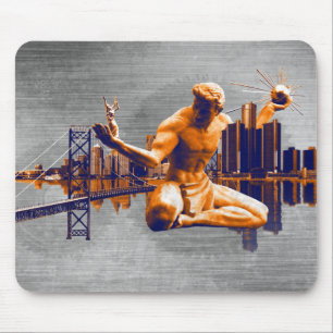 Tapis De Souris Ville de Détroit