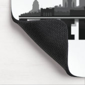 Tapis De Souris Ville de Leipzig Skyline Mousepad (Coin)