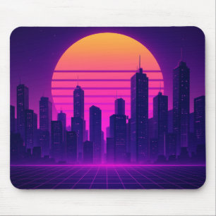 Tapis De Souris Ville de Neon