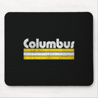 Tapis De Souris Ville de soccer vintage de Columbus 