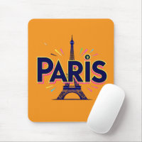 Ville des Lumières : Art typographique gras de Par