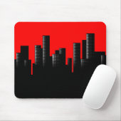 Tapis De Souris ville rouge (Avec souris)