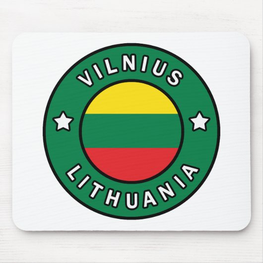 Tapis De Souris Vilnius Lituanie (Devant)