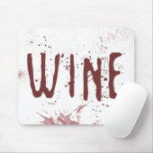 Tapis De Souris Vin (Avec souris)