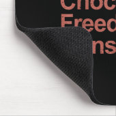 Tapis De Souris Vin & chocolat & liberté & armes (Coin)