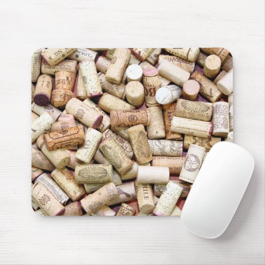 Tapis De Souris Vin Corks Mousepad (Avec souris)