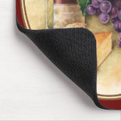 Tapis De Souris Vin et fromage (Coin)