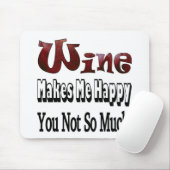 Tapis De Souris Vin Joyeux (Avec souris)