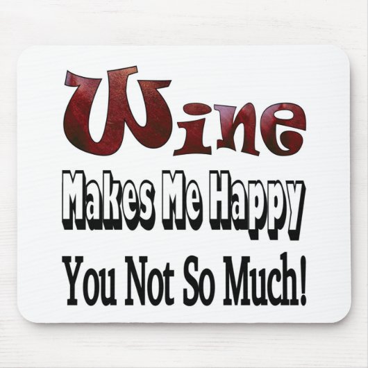Tapis De Souris Vin Joyeux (Devant)