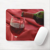 Tapis De Souris Vin rouge (Avec souris)