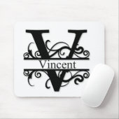 Tapis De Souris Vincent V Monogramme (Avec souris)