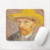 Tapis De Souris Vincent Van Gogh Auto-portrait peinture impression (Avec souris)