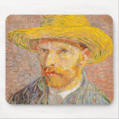 Tapis De Souris Vincent Van Gogh Auto-portrait peinture impression (Devant)