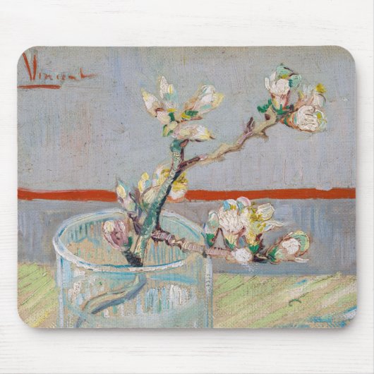 Tapis De Souris Vincent van Gogh - Branche d'amandes en verre (Devant)