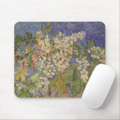 Tapis De Souris Vincent van Gogh - Branches de marronnier en fleur (Avec souris)