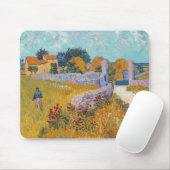 Tapis De Souris Vincent van Gogh - Ferme en Provence (Avec souris)