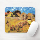 Tapis De Souris Vincent Van Gogh - Ferme En Provence Art (Avec souris)