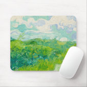 Tapis De Souris Vincent Van Gogh Green Blé Fields Peinture (Avec souris)
