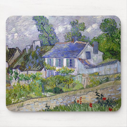 Tapis De Souris Vincent van Gogh, Houses in Auvers (Devant)