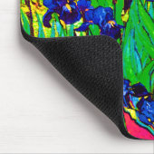 Tapis De Souris Vincent Van Gogh - Irises - Art pop de fleurs (Coin)