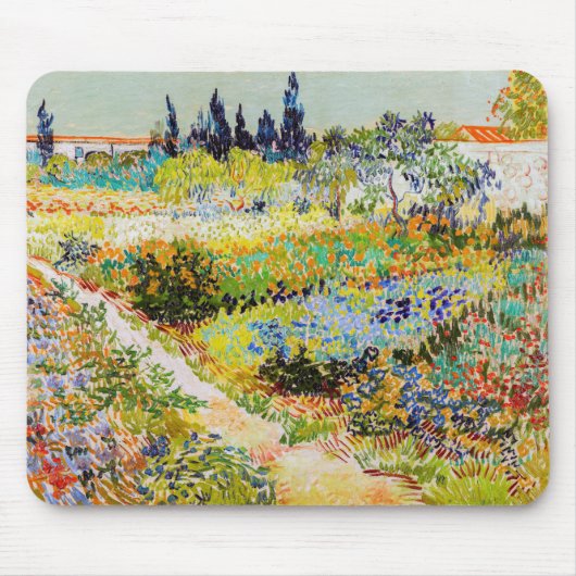 Tapis De Souris Vincent van Gogh - Jardin à Arles (Devant)
