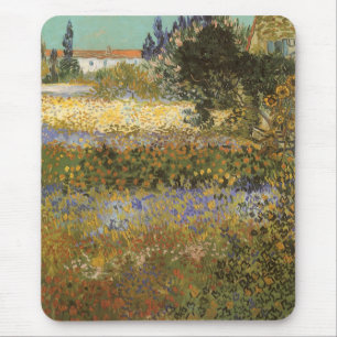 Tapis De Souris Vincent van Gogh - Jardin en fleurs