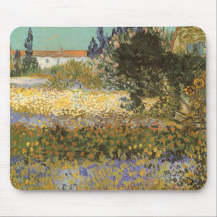 Tapis De Souris Vincent van Gogh - Jardin en fleurs