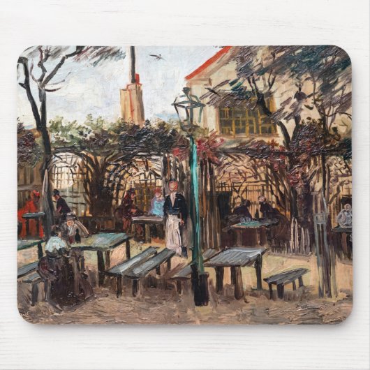Tapis De Souris Vincent Van Gogh - La Guinguette sur Montmartre (Devant)
