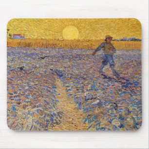 Tapis De Souris Vincent van Gogh - Le Semeur au soleil couchant