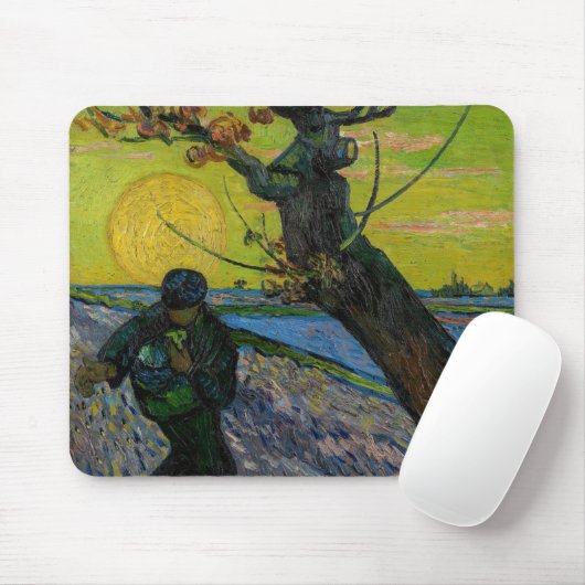 Tapis De Souris Vincent van Gogh - Le Sower (Avec souris)