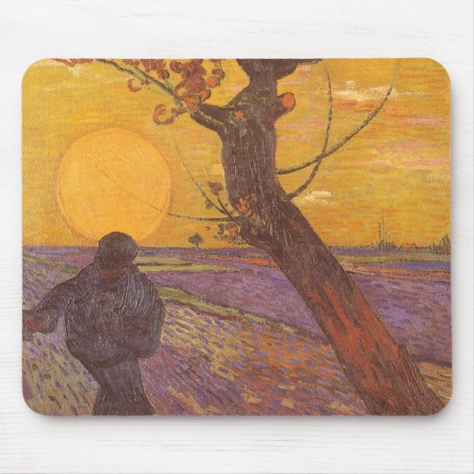 Tapis De Souris Vincent van Gogh - Le Sower (Devant)