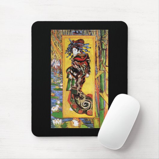 Tapis De Souris Vincent Van Gogh - Les Courtesans - Japonais Geish (Avec souris)