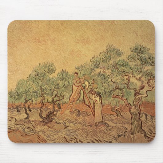 Tapis De Souris Vincent van Gogh | L'Olivier Grove, 1889 (Devant)