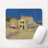 Tapis De Souris Vincent van Gogh - Maison Jaune / Rue (Avec souris)