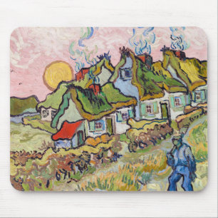 Tapis De Souris Vincent van Gogh - Maisons et personnage