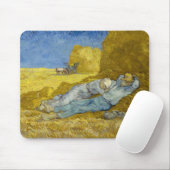 Tapis De Souris Vincent Van Gogh - Mion, Repos / Travail / Siesta (Avec souris)
