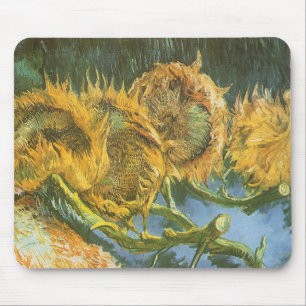 Tapis De Souris Vincent van Gogh - Nature morte : Quatre tournesol