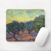 Tapis De Souris Vincent Van Gogh Olive Grove Impressionnisme Art (Avec souris)