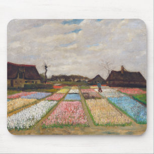 Tapis De Souris Vincent van Gogh - Parterres de fleurs en Hollande