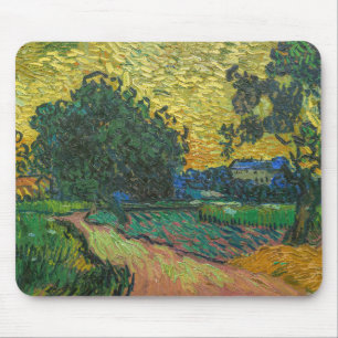 Tapis De Souris Vincent van Gogh - Paysage au crépuscule