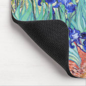 Tapis De Souris Vincent Van Gogh peignant les Iris (Coin)