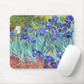 Tapis De Souris Vincent Van Gogh peignant les Iris (Avec souris)