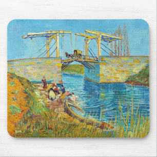 Tapis De Souris Vincent van Gogh - Pont de Langlois à Arles #1