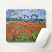 Tapis De Souris Vincent van Gogh - Poppy Field (Avec souris)