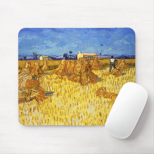 Tapis De Souris Vincent van Gogh - Récolte en Provence (Avec souris)