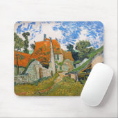 Tapis De Souris Vincent van Gogh - Rue à Auvers-sur-Oise (Avec souris)
