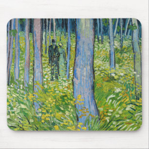 Tapis De Souris Vincent van Gogh - Sous-bois avec deux personnages