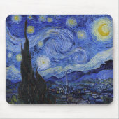 Tapis De Souris Vincent Van Gogh "Starry Night" Mousepad (Devant)